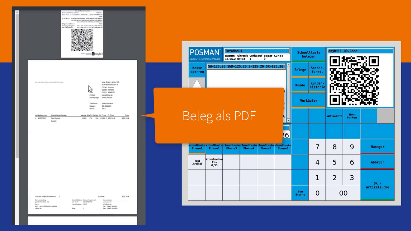 Zahlungsbeleg als PDF