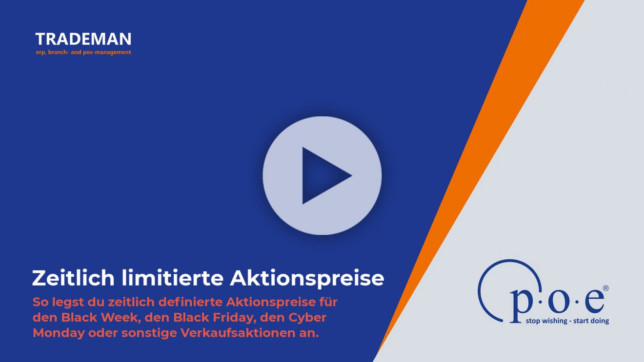 Video Tutorial "Zeitlich limitierte Aktionspreise"