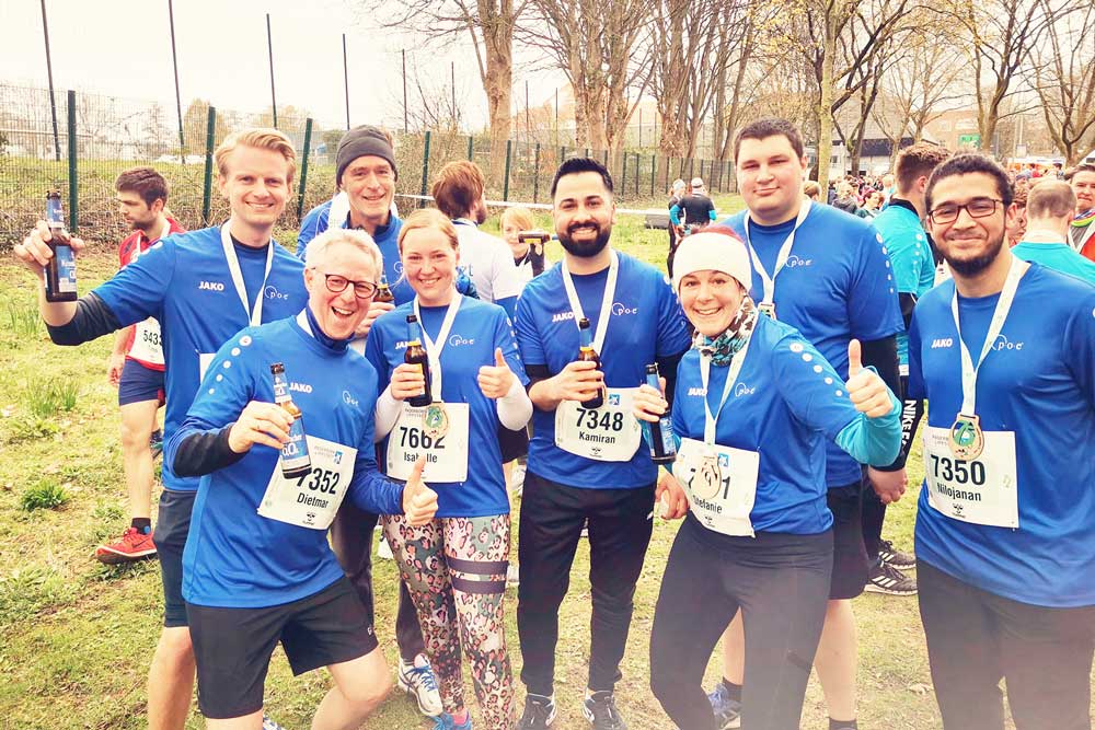 Team poe beim Osterlauf Paderborn 2023